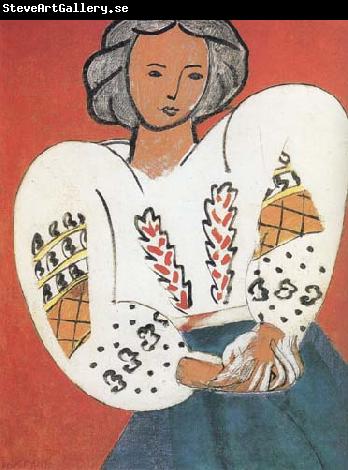 Henri Matisse The Romanian Blouse (mk35)